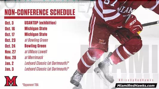 2020-21 Hockey Non-Conference Schedule