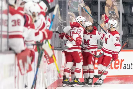 Hockey Group Action Shot