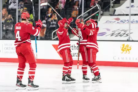 Hockey Group Action Shot