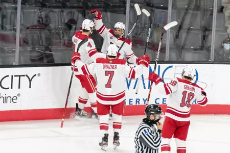 Hockey Group Action Shot