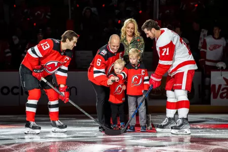 Andy Greene honored at Devils game