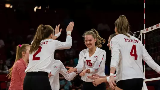 Miami VB Team Celebration