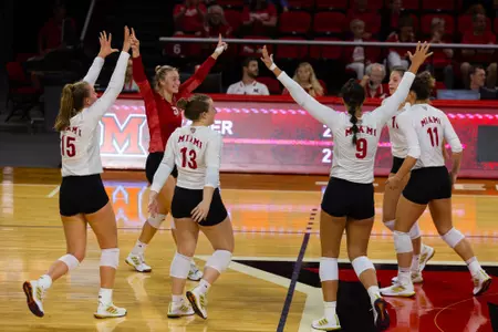Volleyball Court Celebration