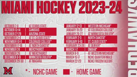 2023-24 Miami Hockey schedule