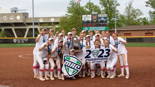 Miami Softball 2023 MAC Tournament Champions