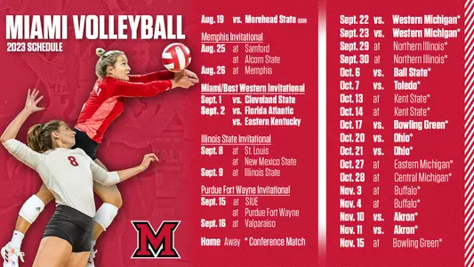 2023 Volleyball Schedule
