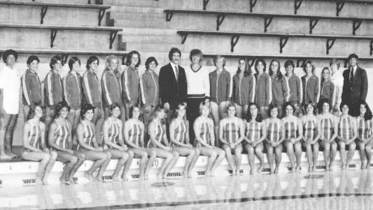 Miami 1981-82 women's swimming and diving MAC Championship team