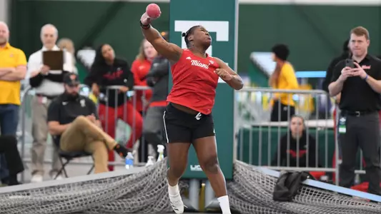 Santornya Ralliford shot put indoor MACs 2024