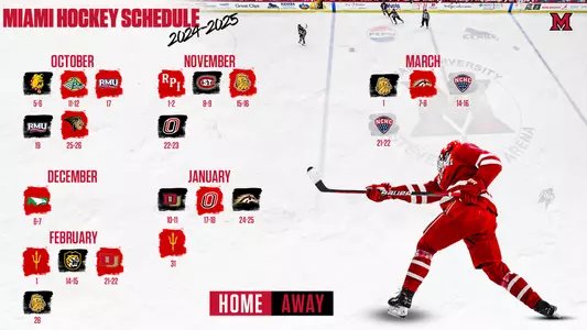 2024-25 Miami Hockey Schedule