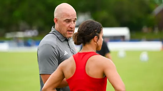 Coach Russ Peterson at NCAA East First Round