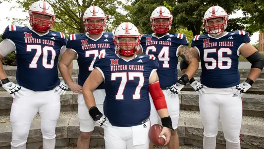 K7425 Westen Blue football jerserys