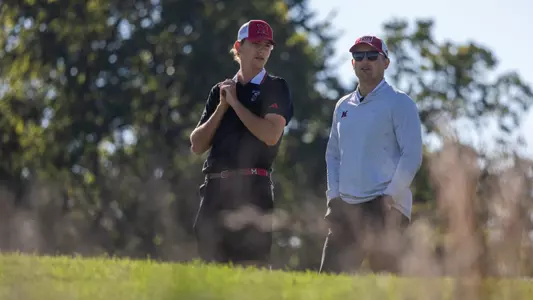 JD Fletcher coaching Miami Golf