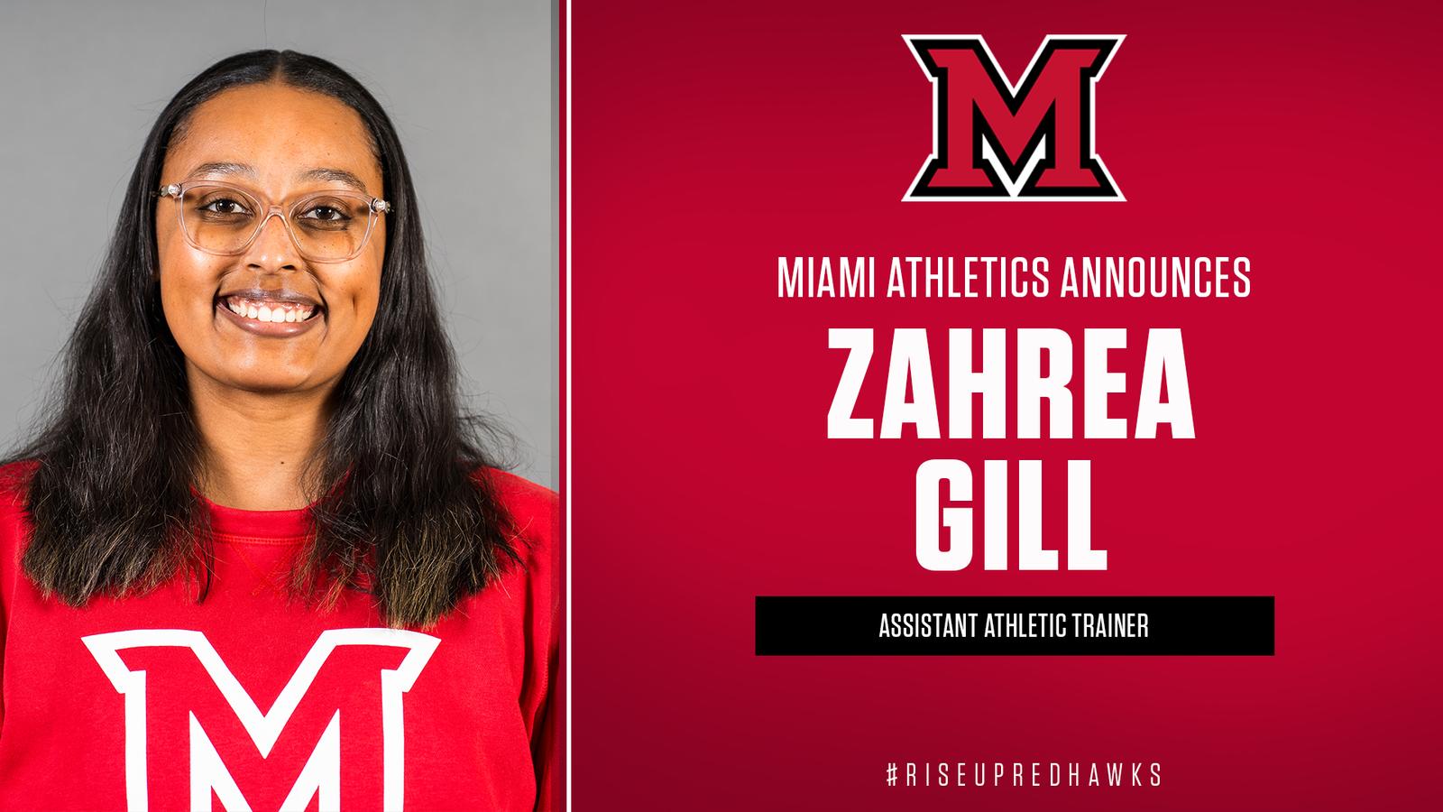 Azhar Gill Gill Named Assistant Athletic Trainer - Miami University RedHawks
