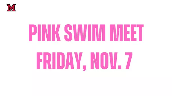 Pink Swim Meet Graphic