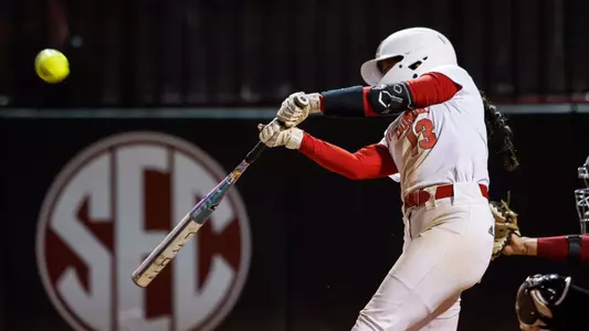 Miami (OH) takes on South Carolina in 2025 Carolina Classic softball action at Beckham Field on Friday, February 14, 2025 in Columbia, South Carolina.