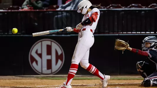 Miami (OH) takes on South Carolina in 2025 Carolina Classic softball action at Beckham Field on Friday, February 14, 2025 in Columbia, South Carolina.