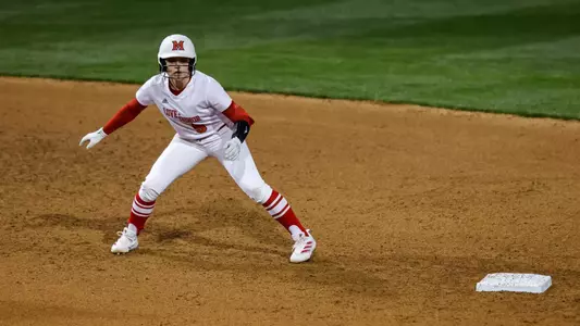 Miami (OH) takes on South Carolina in 2025 Carolina Classic softball action at Beckham Field on Friday, February 14, 2025 in Columbia, South Carolina.