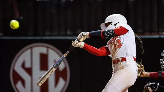 Miami (OH) takes on South Carolina in 2025 Carolina Classic softball action at Beckham Field on Friday, February 14, 2025 in Columbia, South Carolina.