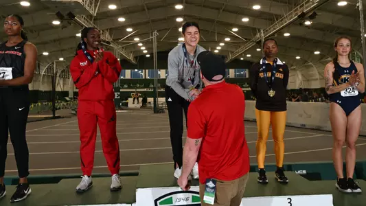 Ella Scally/ Coach Peterson Podium
