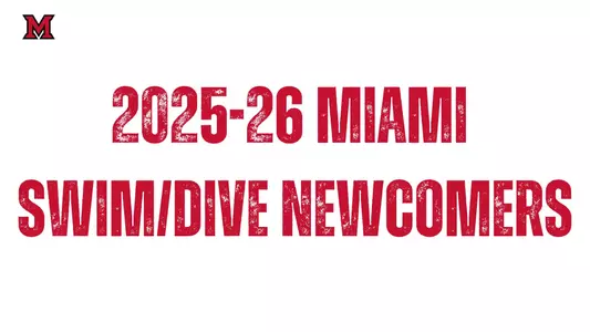 Swim/Dive 2025-26 Newcomers Graphic