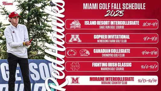 Miami Golf 2025 Fall Schedule