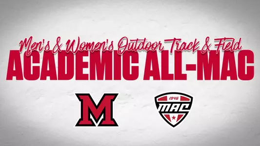 Outdoor Track and Field Academic All-MAC