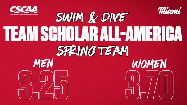 Swim and dive CSCAA honor