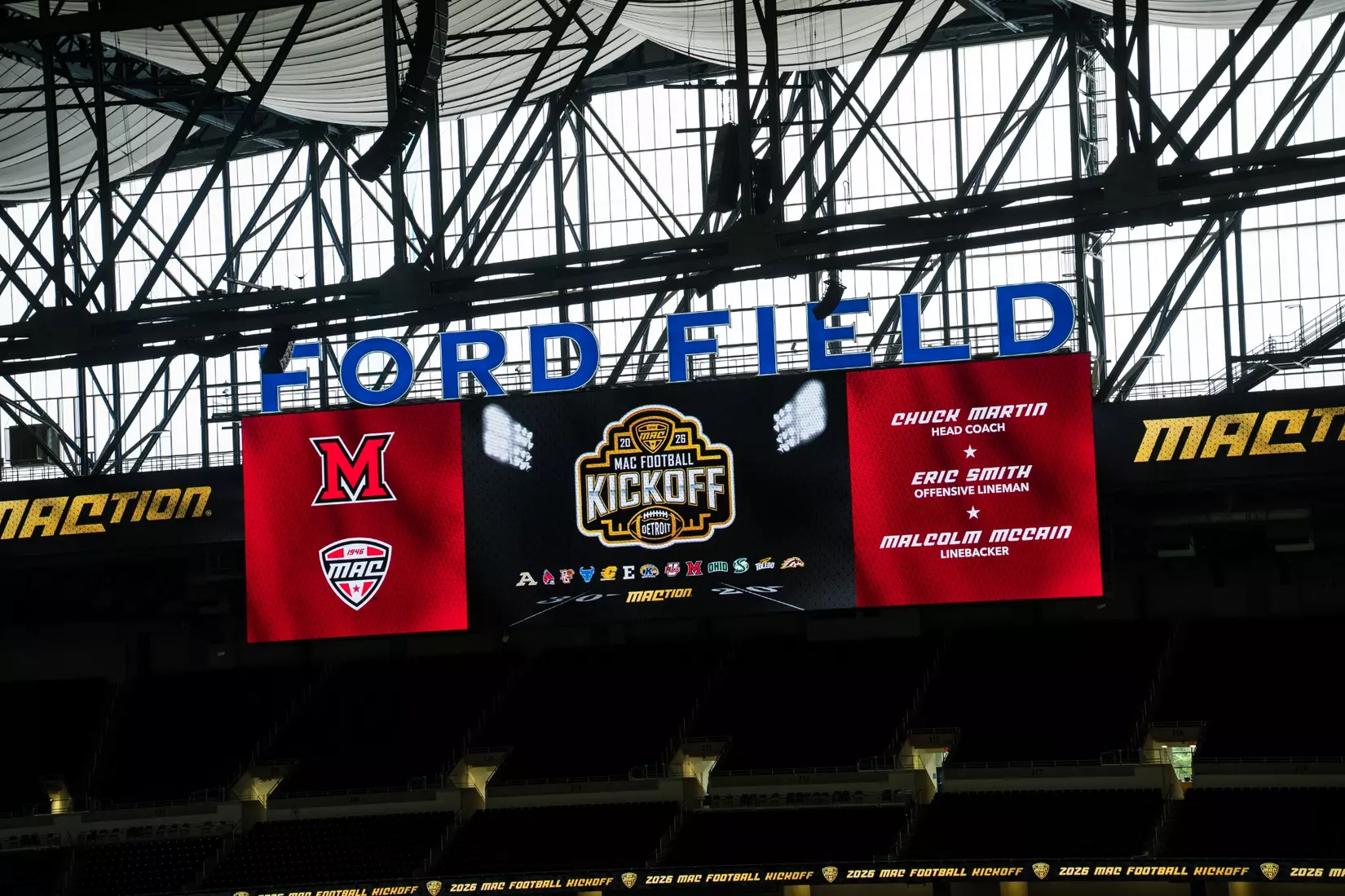 2026 MAC Football Kickoff at Ford Field in Detroit, MI