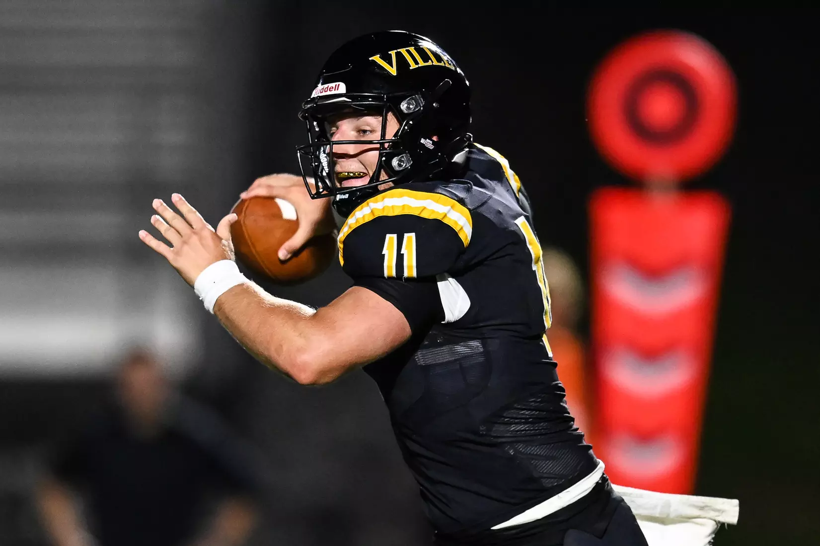 Millersville vs. American International football game at Chryst Field at Biemesderfer Stadium in Millersville, PA on Thursday, September 2, 2021. Mark Palczewski/Millersville Athletics Photo.