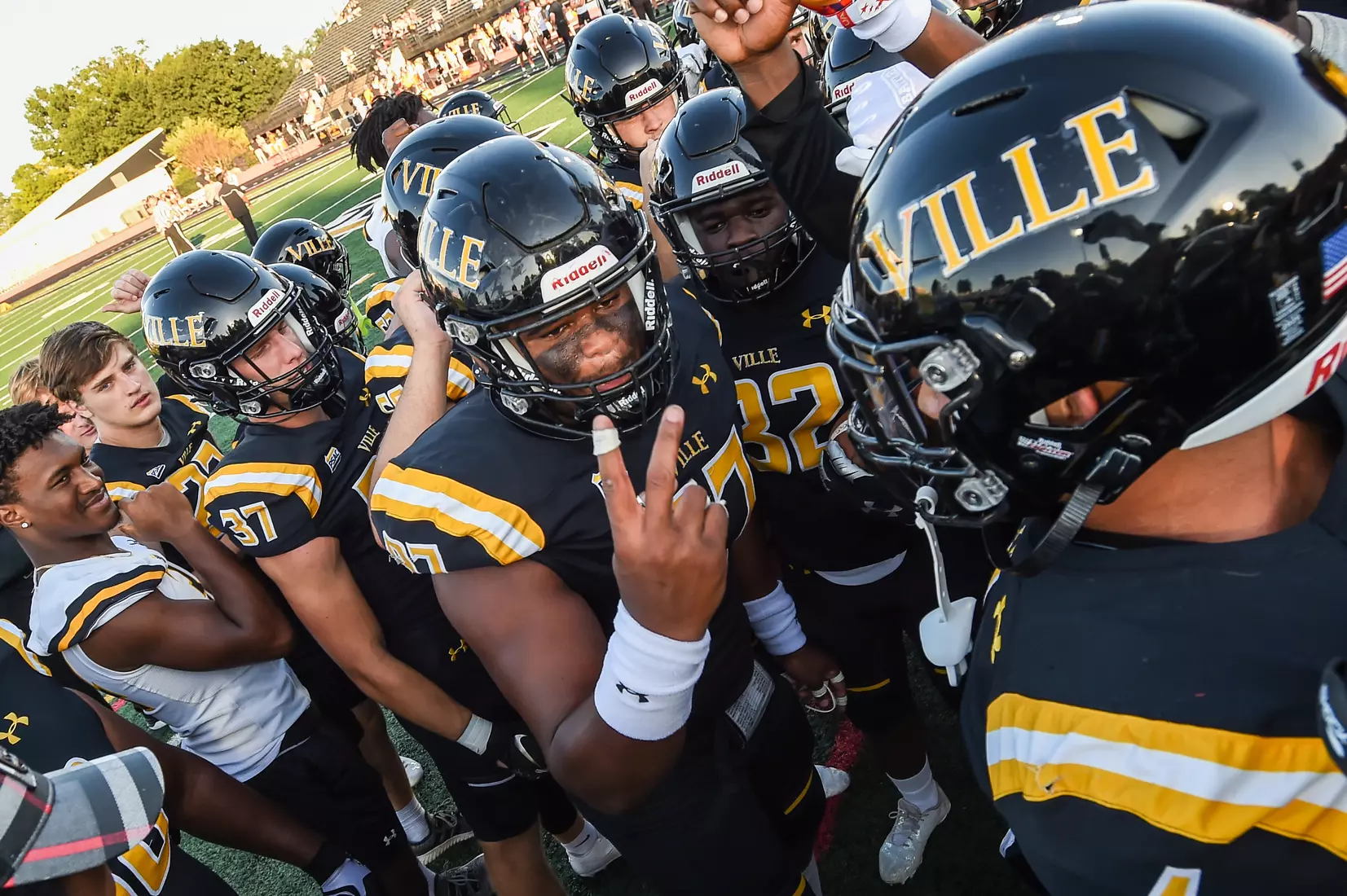 Millersville vs. American International football game at Chryst Field at Biemesderfer Stadium in Millersville, PA on Thursday, September 2, 2021. Mark Palczewski/Millersville Athletics Photo.