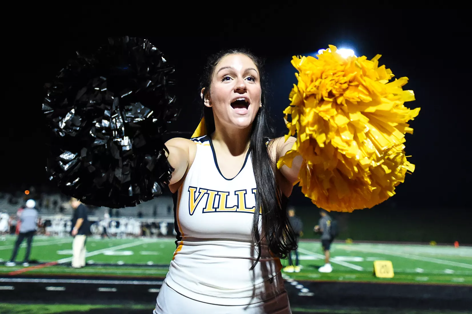 Millersville vs. American International football game at Chryst Field at Biemesderfer Stadium in Millersville, PA on Thursday, September 2, 2021. Mark Palczewski/Millersville Athletics Photo.