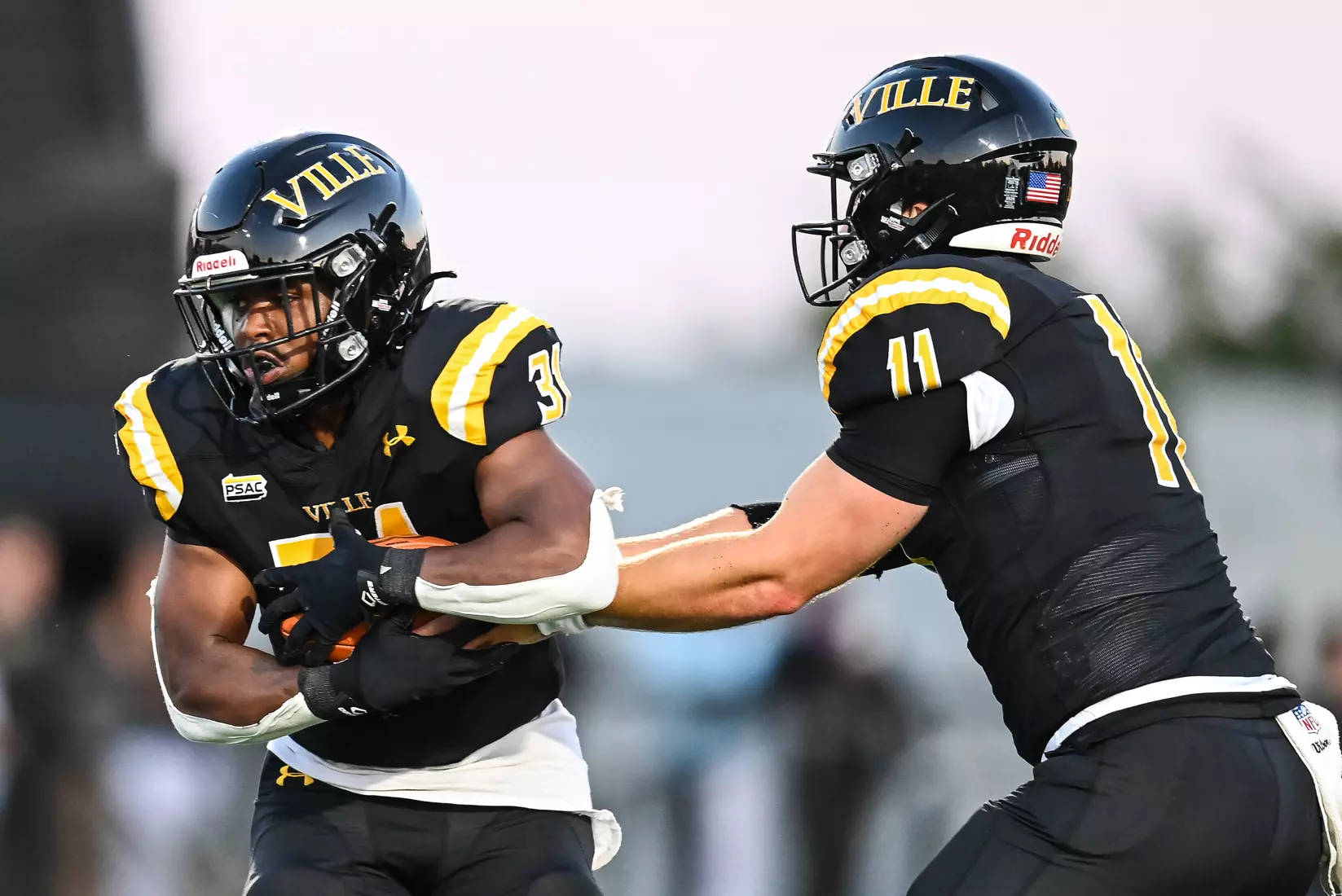 Millersville vs. American International football game at Chryst Field at Biemesderfer Stadium in Millersville, PA on Thursday, September 2, 2021. Mark Palczewski/Millersville Athletics Photo.