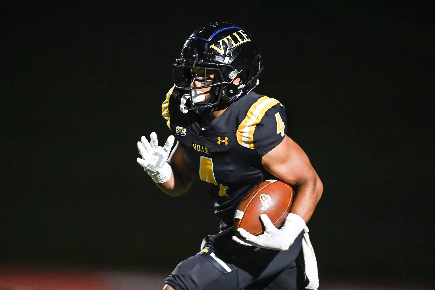 Millersville vs. American International football game at Chryst Field at Biemesderfer Stadium in Millersville, PA on Thursday, September 2, 2021. Mark Palczewski/Millersville Athletics Photo.