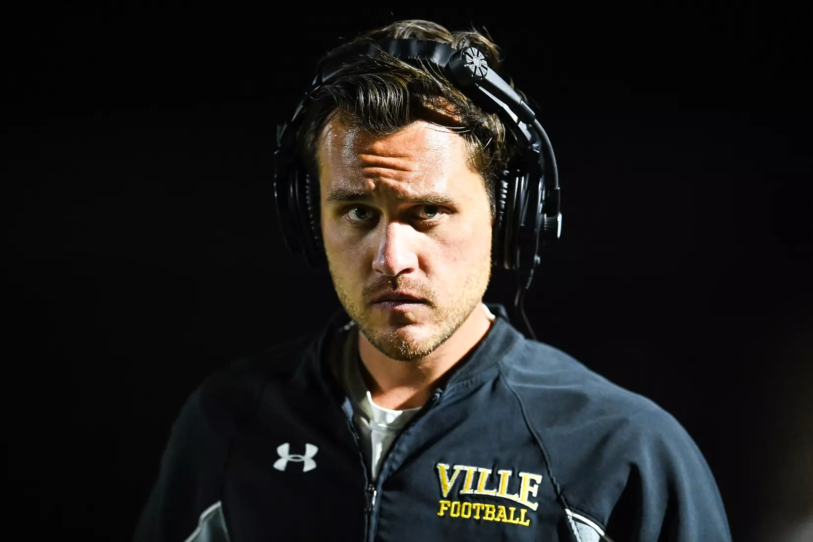 Millersville vs. American International football game at Chryst Field at Biemesderfer Stadium in Millersville, PA on Thursday, September 2, 2021. Mark Palczewski/Millersville Athletics Photo.