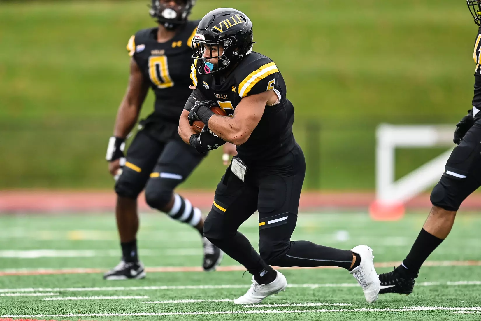 Millersville vs. Shepherd football action at Chryst Field at Biemesderfer Stadium in Millersville, PA on Saturday, October 16, 2021. Mark Palczewski/Millersville Athletics Photo.
