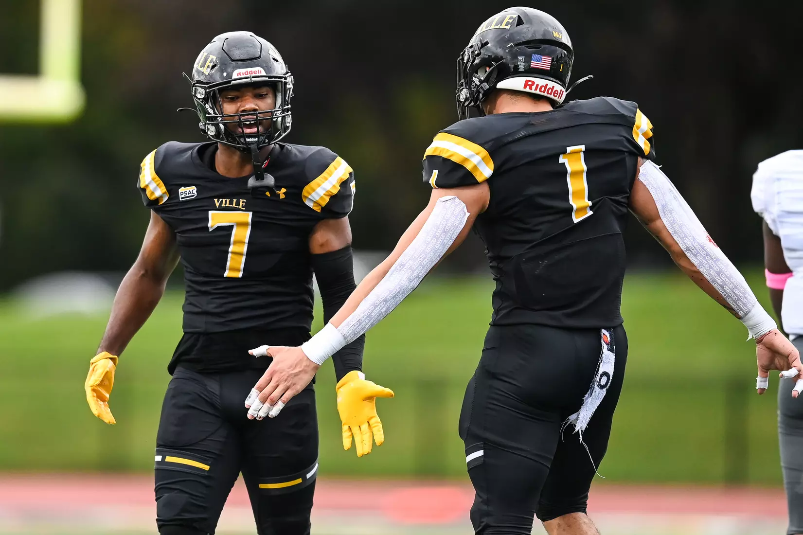 Millersville vs. Shepherd football action at Chryst Field at Biemesderfer Stadium in Millersville, PA on Saturday, October 16, 2021. Mark Palczewski/Millersville Athletics Photo.
