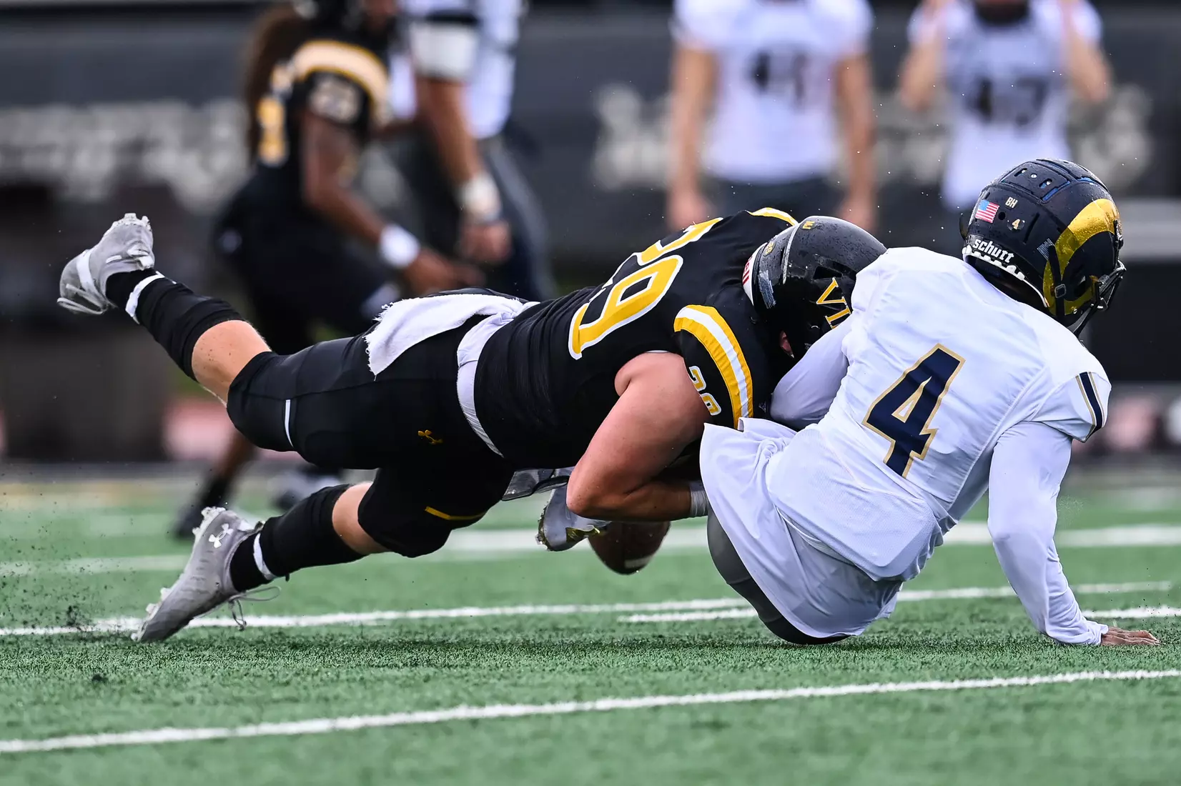 Millersville vs. Shepherd football action at Chryst Field at Biemesderfer Stadium in Millersville, PA on Saturday, October 16, 2021. Mark Palczewski/Millersville Athletics Photo.