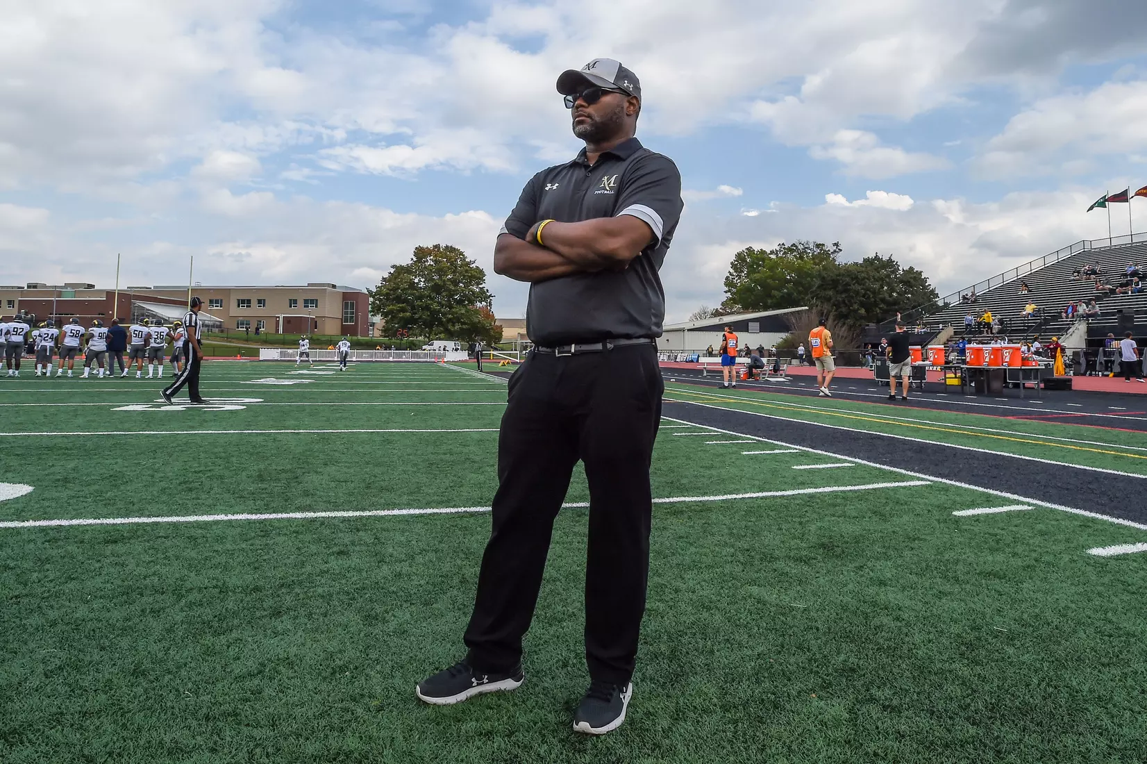 Millersville vs. Shepherd football action at Chryst Field at Biemesderfer Stadium in Millersville, PA on Saturday, October 16, 2021. Mark Palczewski/Millersville Athletics Photo.