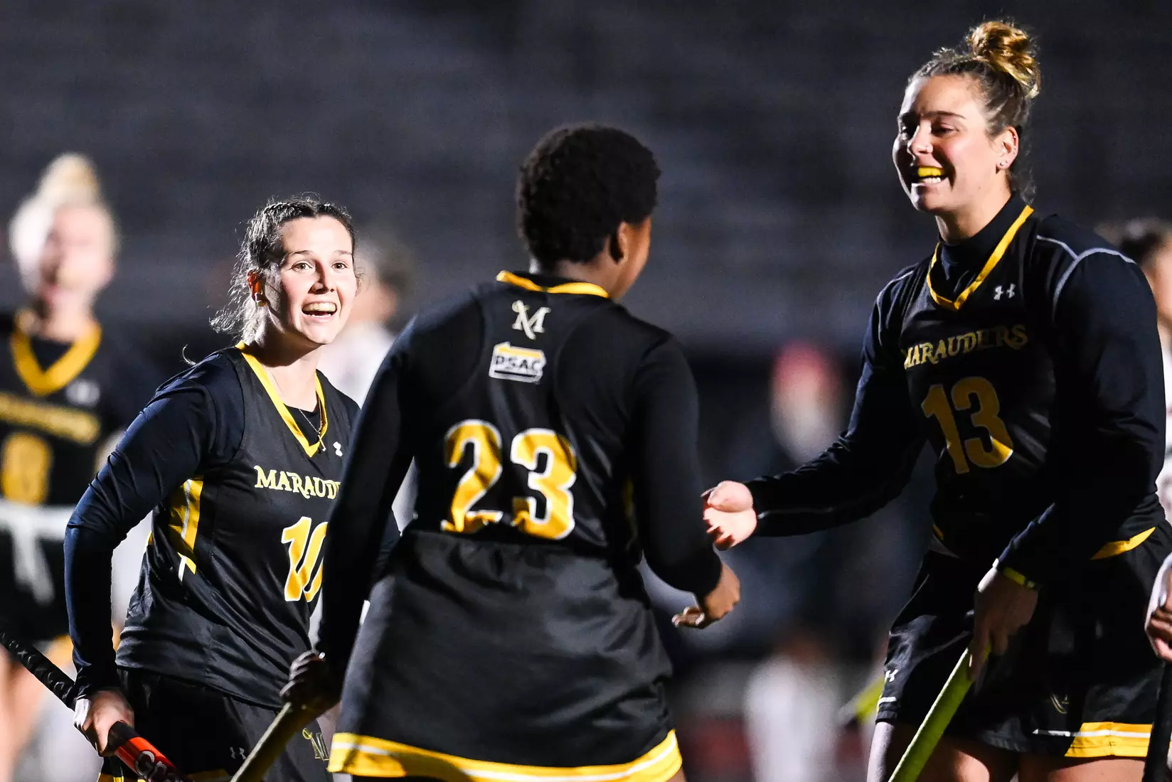 Millersville vs. Indiana in PSAC field hockey first round tournament action at Chryst Field at Biemesderfer Stadium in Millersville, PA on Tuesday, November 2, 2021. Mark Palczewski/Millersville Athletics Photo.