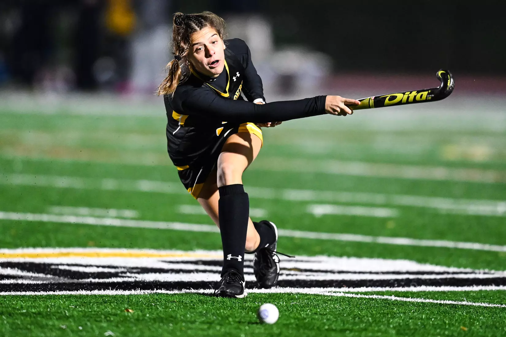 Millersville vs. Indiana in PSAC field hockey first round tournament action at Chryst Field at Biemesderfer Stadium in Millersville, PA on Tuesday, November 2, 2021. Mark Palczewski/Millersville Athletics Photo.