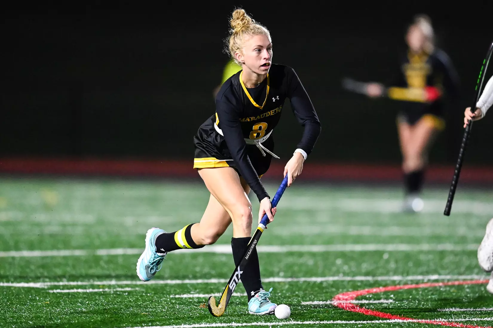 Millersville vs. Indiana in PSAC field hockey first round tournament action at Chryst Field at Biemesderfer Stadium in Millersville, PA on Tuesday, November 2, 2021. Mark Palczewski/Millersville Athletics Photo.