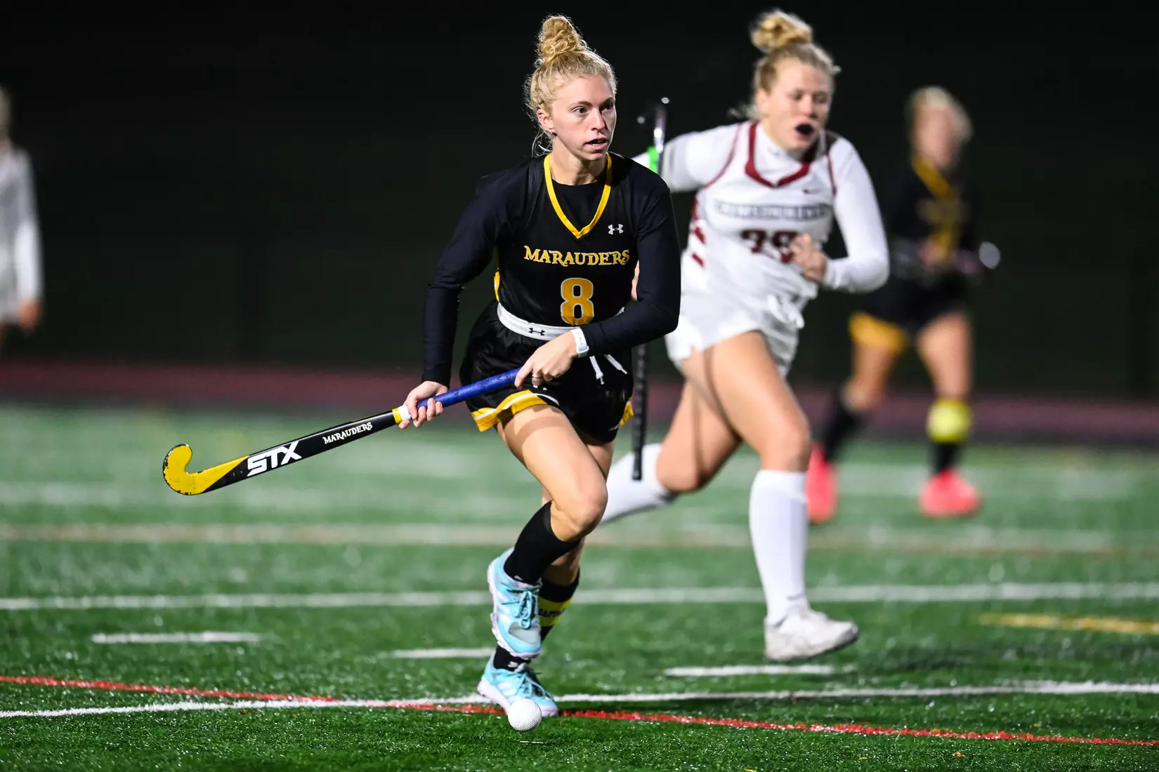 Millersville vs. Indiana in PSAC field hockey first round tournament action at Chryst Field at Biemesderfer Stadium in Millersville, PA on Tuesday, November 2, 2021. Mark Palczewski/Millersville Athletics Photo.