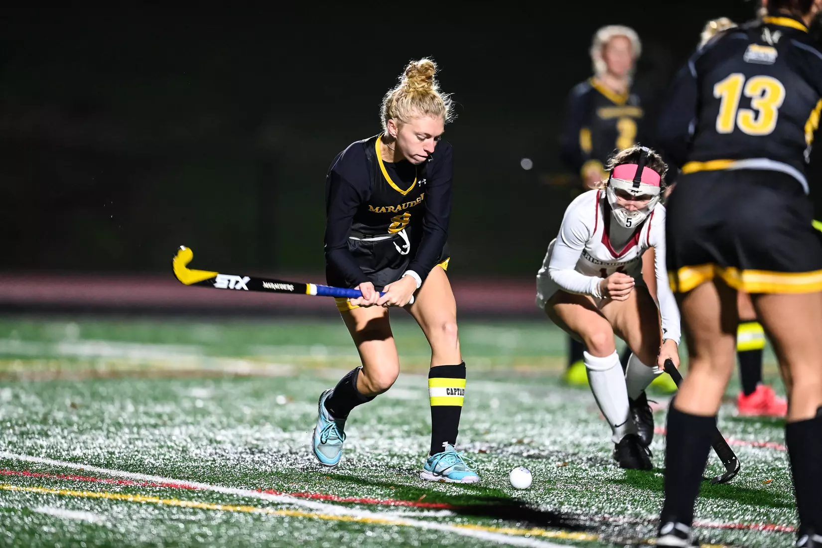 Millersville vs. Indiana in PSAC field hockey first round tournament action at Chryst Field at Biemesderfer Stadium in Millersville, PA on Tuesday, November 2, 2021. Mark Palczewski/Millersville Athletics Photo.