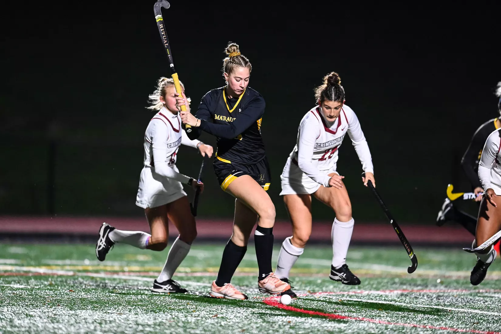 Millersville vs. Indiana in PSAC field hockey first round tournament action at Chryst Field at Biemesderfer Stadium in Millersville, PA on Tuesday, November 2, 2021. Mark Palczewski/Millersville Athletics Photo.