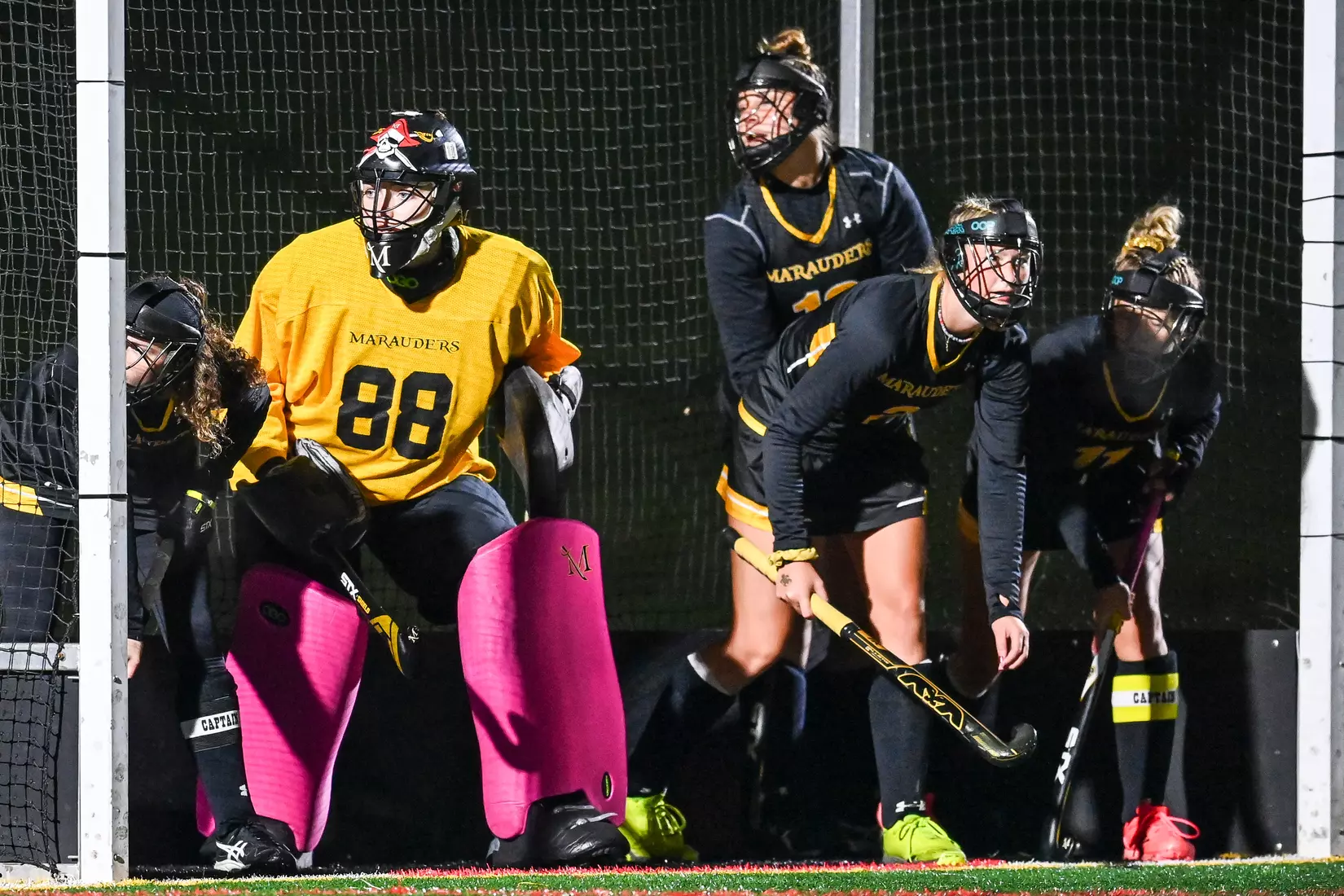 Millersville vs. Indiana in PSAC field hockey first round tournament action at Chryst Field at Biemesderfer Stadium in Millersville, PA on Tuesday, November 2, 2021. Mark Palczewski/Millersville Athletics Photo.