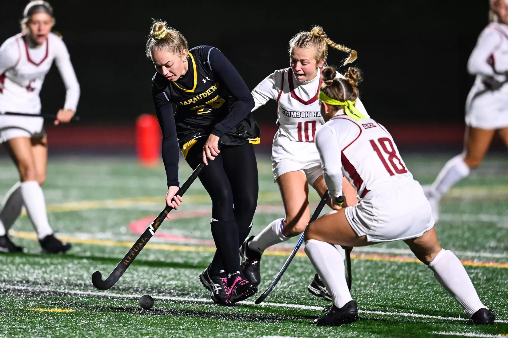 Millersville vs. Indiana in PSAC field hockey first round tournament action at Chryst Field at Biemesderfer Stadium in Millersville, PA on Tuesday, November 2, 2021. Mark Palczewski/Millersville Athletics Photo.
