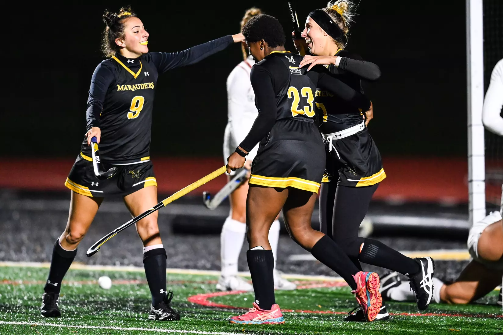 Millersville vs. Indiana in PSAC field hockey first round tournament action at Chryst Field at Biemesderfer Stadium in Millersville, PA on Tuesday, November 2, 2021. Mark Palczewski/Millersville Athletics Photo.