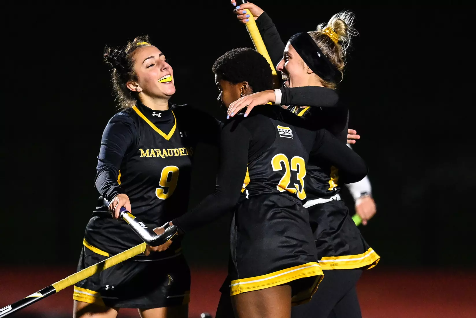 Millersville vs. Indiana in PSAC field hockey first round tournament action at Chryst Field at Biemesderfer Stadium in Millersville, PA on Tuesday, November 2, 2021. Mark Palczewski/Millersville Athletics Photo.
