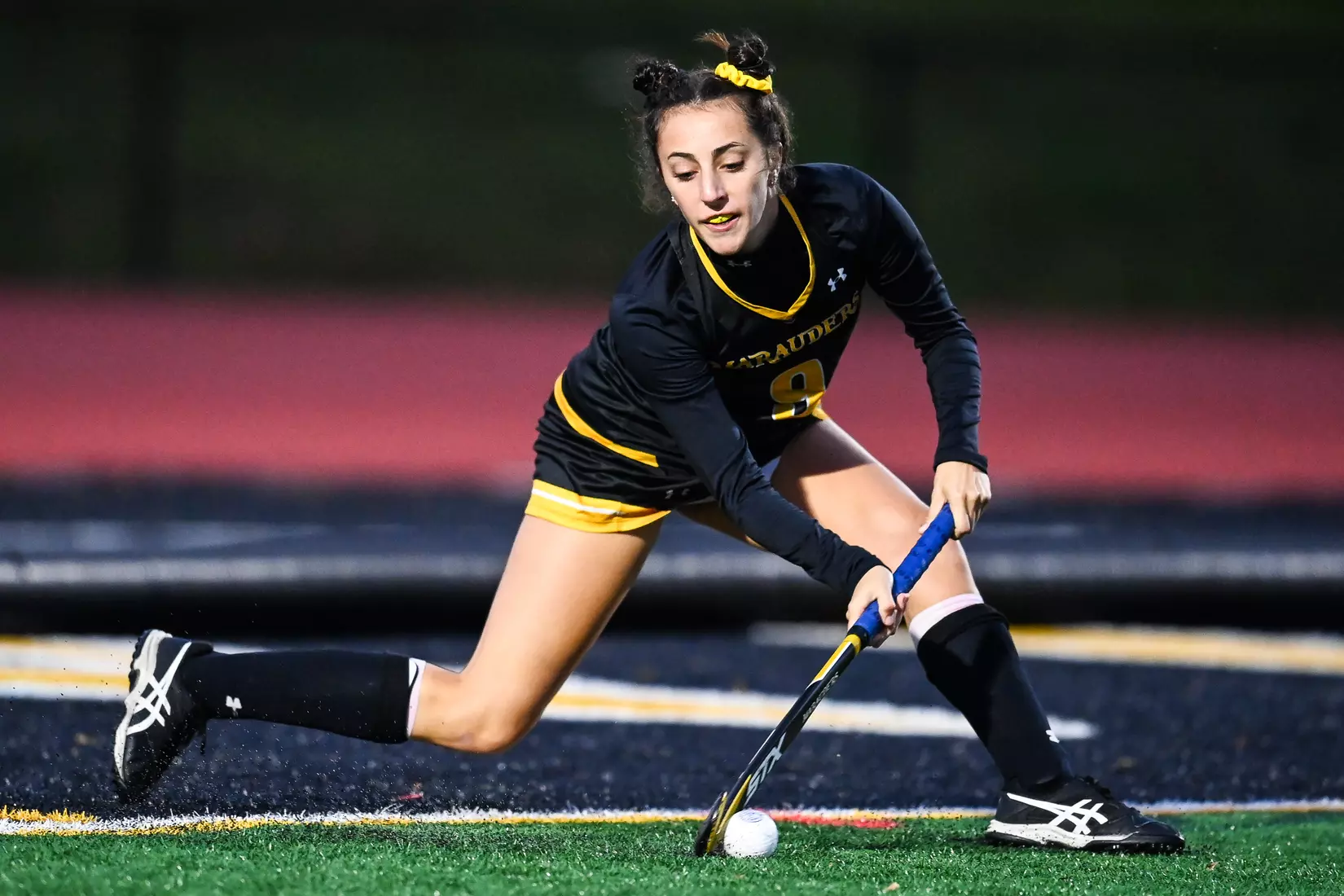Millersville vs. Indiana in PSAC field hockey first round tournament action at Chryst Field at Biemesderfer Stadium in Millersville, PA on Tuesday, November 2, 2021. Mark Palczewski/Millersville Athletics Photo.
