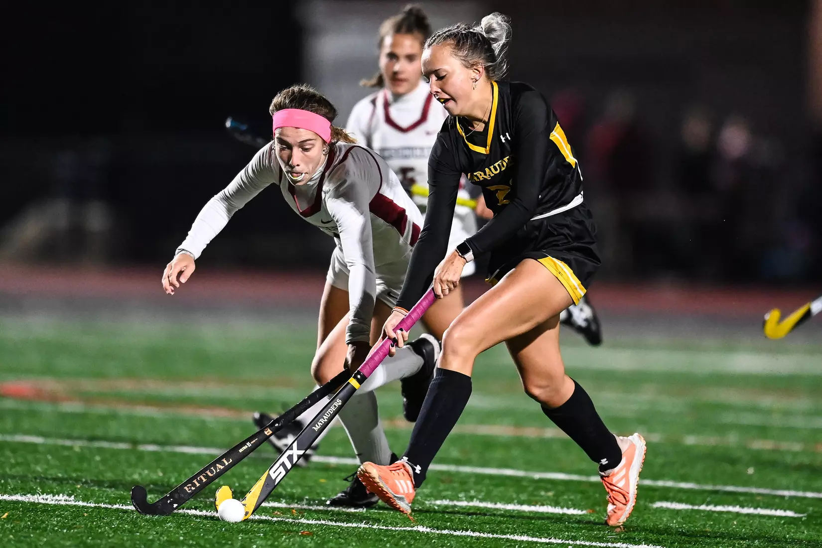 Millersville vs. Indiana in PSAC field hockey first round tournament action at Chryst Field at Biemesderfer Stadium in Millersville, PA on Tuesday, November 2, 2021. Mark Palczewski/Millersville Athletics Photo.
